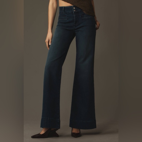 Fidelity Denim Denim - Fidelity Denim Aloe Mid-Rise Flare Jeans | Color: Forever Rinse | NEW/NWT!!👖💜